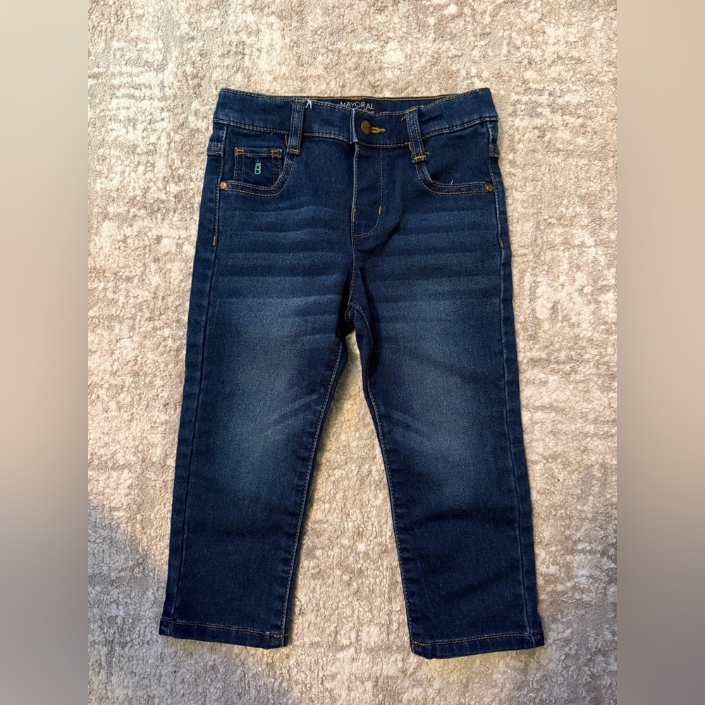 Mayoral Dark Blue Boys' Jeans size 24 months